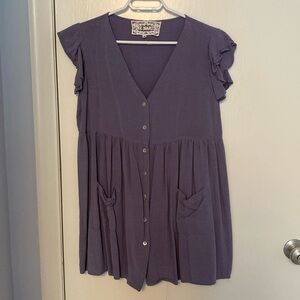 Pink Martini baby doll mini dress/top